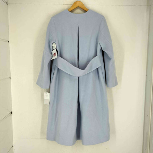 セルフォード CELFORD 24AW cashmere カシミヤ混 ノーカラー ステンカラーコート レディース 36