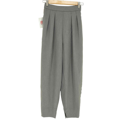 ミラオーウェン Mila Owen 25SS ウエストゴム裾スリットタックバルーンパンツタックパンツ レディース JPN:0