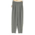 ミラオーウェン Mila Owen 25SS ウエストゴム裾スリットタックバルーンパンツタックパンツ レディース JPN:0