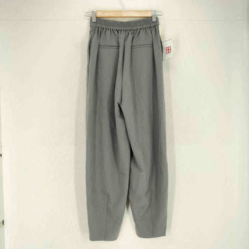 ミラオーウェン Mila Owen 25SS ウエストゴム裾スリットタックバルーンパンツタックパンツ レディース JPN:0