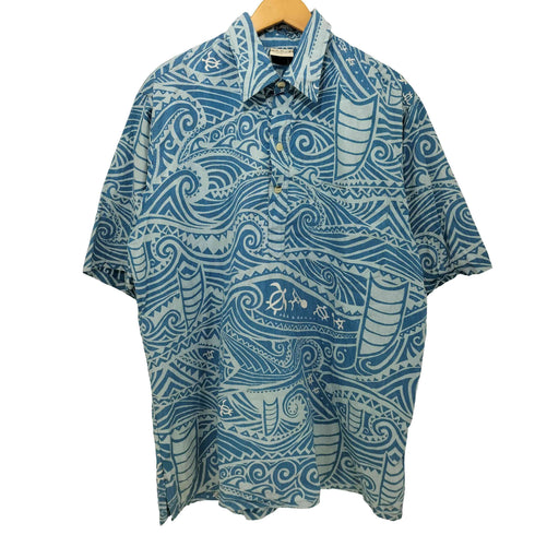 ゴーベアフット GO BareFoot USA製 S/S アロハシャツ メンズ import:L