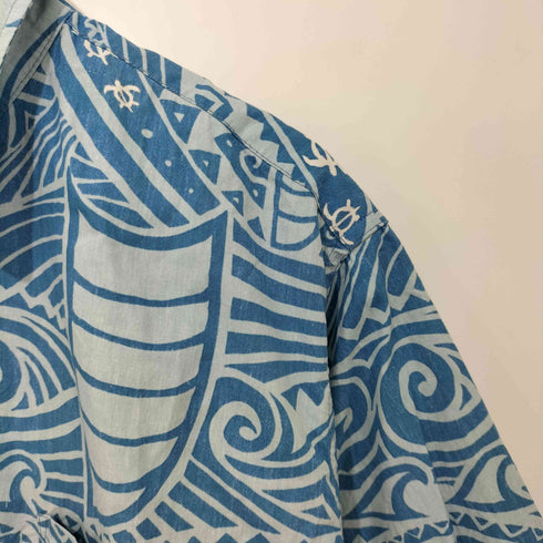ゴーベアフット GO BareFoot USA製 S/S アロハシャツ メンズ import:L