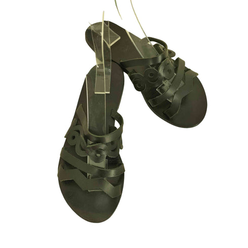 ANCIENT GREEK SANDALS エンシェントグリークサンダルズ 本革 レザー フラットサンダル レディース EUR:36