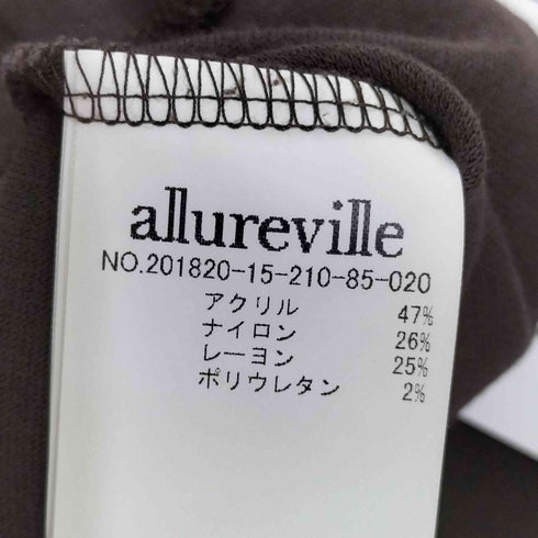 アルアバイル allureville クロップド モックネックスウェット レディース JPN:2
