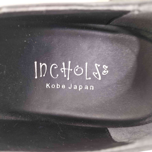 INCHOLS インコルジェ 本革 サイドゴア ウエッジソール スリッポンシューズ コンフォート レディース JPN:24