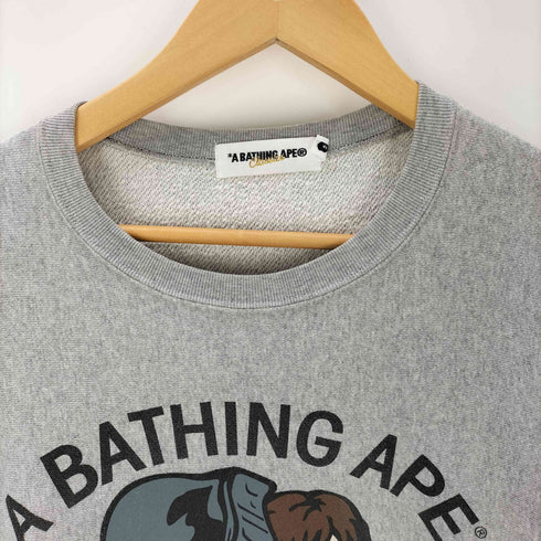アベイシングエイプ A BATHING APE classics GENERALS プリント クルーネックスウェット メンズ JPN:M