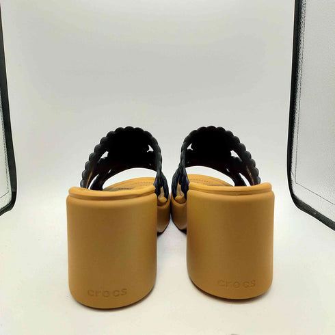 クロックス crocs BROOKLYN WOVEN HEEL ブルックリン ウーブン スライド ヒール レディース W9