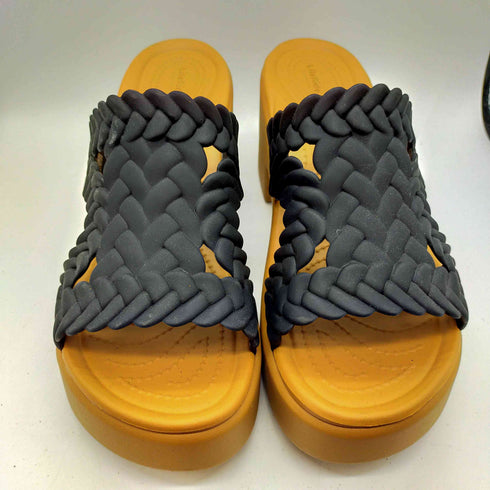 クロックス crocs BROOKLYN WOVEN HEEL ブルックリン ウーブン スライド ヒール レディース W9