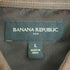 バナナリパブリック BANANA REPUBLIC スウェード スナップボタン シャツ メンズ import:L