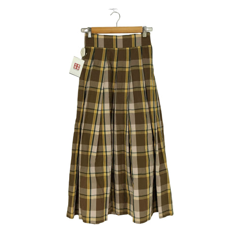 ルグラジック le glazik TYPEWRITER CHECK SKIRT タイプライターチェックスカート レディース 34