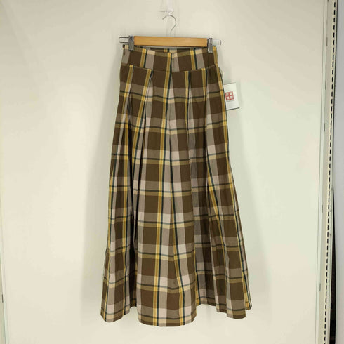 ルグラジック le glazik TYPEWRITER CHECK SKIRT タイプライターチェックスカート レディース 34