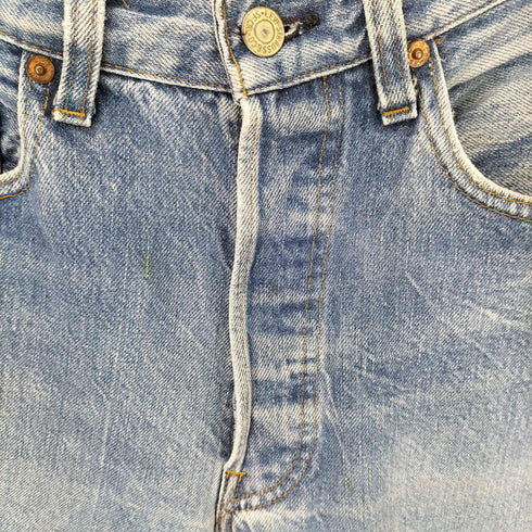 リーバイス Levis 80S 2501-0117 ボタンフライデニム ハチマル 黒カン ボタン裏524刻印 メンズ W33 L40