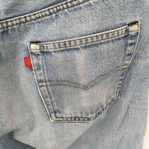 リーバイス Levis 80S 2501-0117 ボタンフライデニム ハチマル 黒カン ボタン裏524刻印 メンズ W33 L40