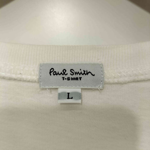 ポールスミス Paul Smith t-shirt JEANSロゴプリント S/S クルーネック Tシャツ メンズ import:L