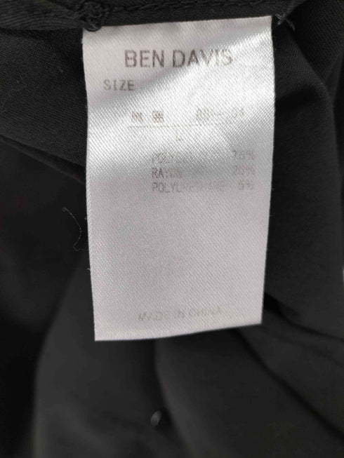 ベンデイビス BEN DAVIS L/S ロゴ刺繍開襟シャツ メンズ JPN:L