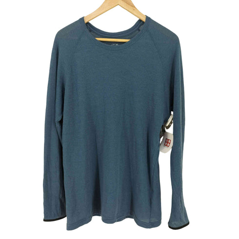 ヤマトミチ 山と道 U.L. HIKE & BACKPACKING DF MESH MERINO LOG SLEEVE SLATE BLUE メンズ JPN:XL