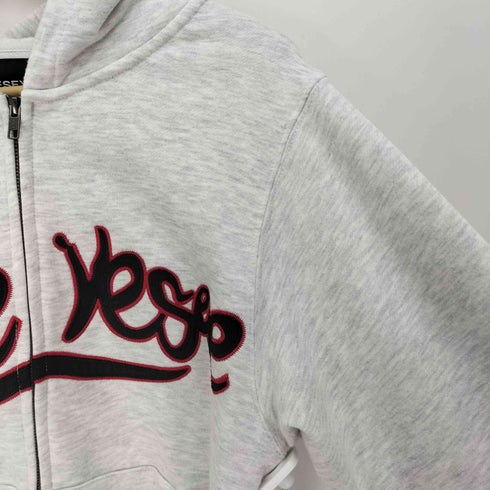 イエスアイシー YESEYESEE Y.E.S Snail Logo Zip-up Hoodie Light Greyフーディー ジップアップ パーカー メンズ import:S