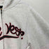 イエスアイシー YESEYESEE Y.E.S Snail Logo Zip-up Hoodie Light Greyフーディー ジップアップ パーカー メンズ import:S