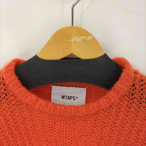 ダブルタップス WTAPS 18AW ALGA SWEATERモヘア混 アクリル ローゲージニット メンズ X 02