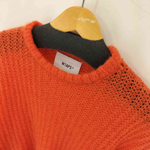 ダブルタップス WTAPS 18AW ALGA SWEATERモヘア混 アクリル ローゲージニット メンズ X 02