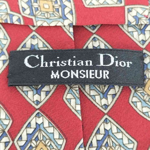クリスチャンディオール Christian Dior MONSIEUR 総柄シルクネクタイ メンズ