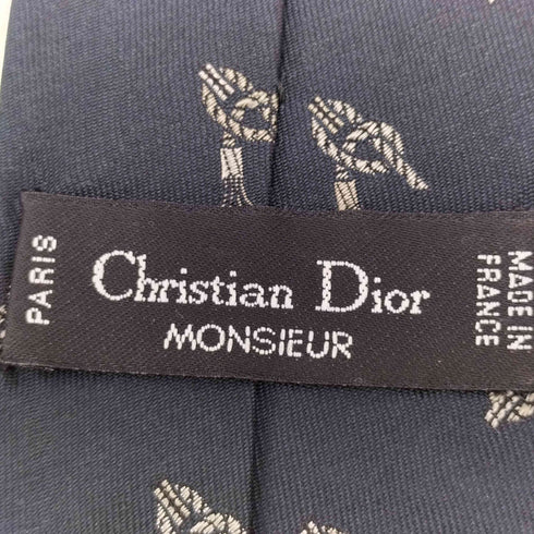クリスチャンディオール Christian Dior MONSIEUR 総柄シルクネクタイ メンズ
