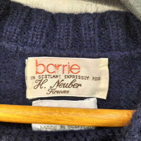 BARRIE スコットランド製 シェットランドウール ニット メンズ