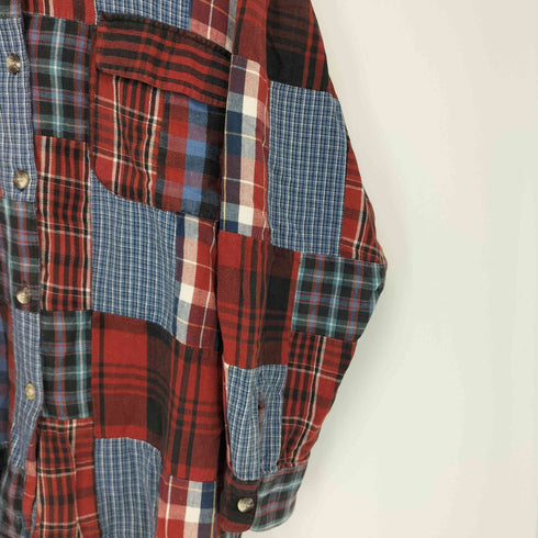 エディーバウアー Eddie Bauer パッチワークオープンカラーシャツ メンズ JPN:M