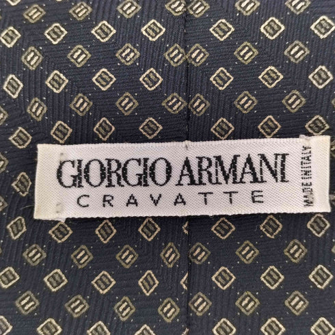ジョルジオアルマーニ Giorgio Armani 総柄シルクネクタイ メンズ