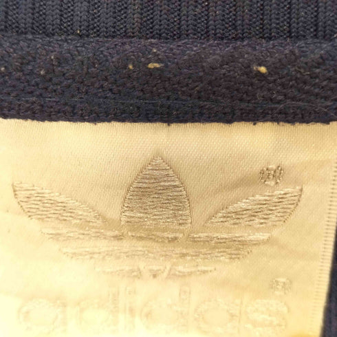 アディダス adidas 80-90S 銀タグ トレフォイルロゴ 刺繍 カラーブロック トラックジャケット ジャージ メンズ import:XL