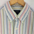 ブルックスブラザーズ 346 BROOKS BROTHERS シアサッカー マルチカラー ボタンダウン ストライプ シャツ メンズ import:M
