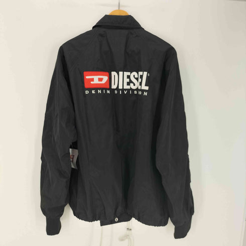 ディーゼル DIESEL 刺繍ロゴ スリーブラインコーチジャケット メンズ XL