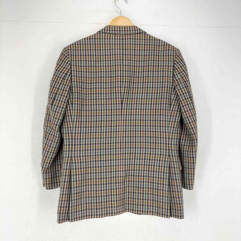 アクアスキュータム AQUASCUTUM ガンクラブチェック ウールテーラードジャケット メンズ 38