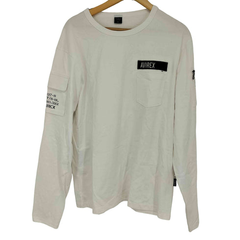 アヴィレックス AVIREX ロングスリーブ ファティーグTシャツ メンズ XL