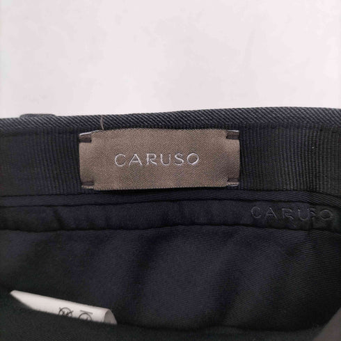 カルーゾ CARUSO ウール センタープレスパンツ メンズ