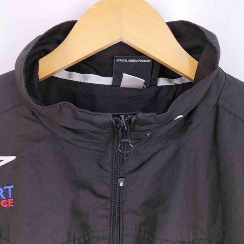 アンブロ UMBRO 00s 裾ドローコード付き 裏地メッシュ ブルゾン メンズ import:XL