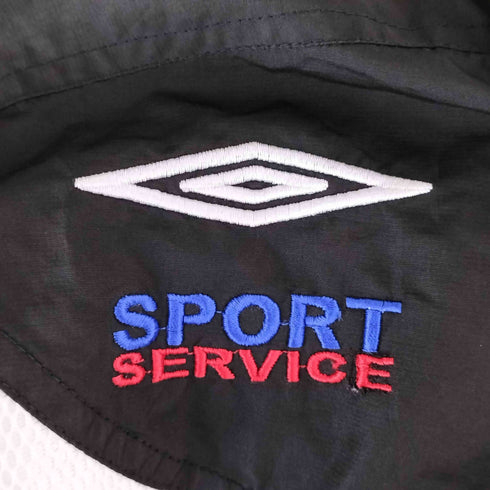 アンブロ UMBRO 00s 裾ドローコード付き 裏地メッシュ ブルゾン メンズ import:XL