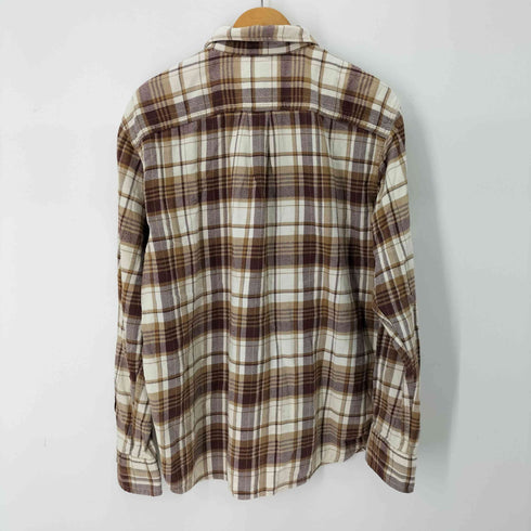 エディーバウアー Eddie Bauer ロングスリーブ チェック ネルシャツ メンズ L