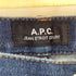 アーペーセー A.P.C. JEAN ETROIT COURT ストレッチ ジップフライ デニム パンツ 脇割 レディース 27