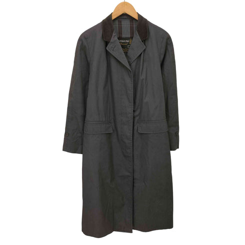 ロンドンフォグ LONDON FOG 60-70S 裏地 ストライプ 比翼 コート REEVES社製 レディース 6 REG
