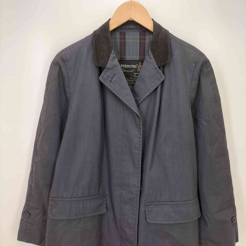 ロンドンフォグ LONDON FOG 60-70S 裏地 ストライプ 比翼 コート REEVES社製 レディース 6 REG