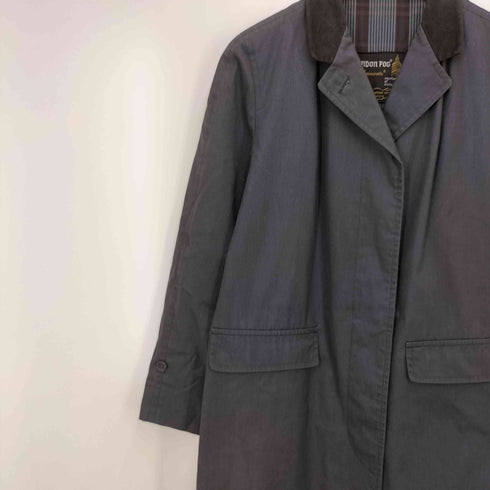 ロンドンフォグ LONDON FOG 60-70S 裏地 ストライプ 比翼 コート REEVES社製 レディース 6 REG