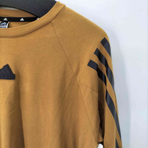 アディダス adidas フロントロゴ ラグラン ロングスリーブカットソー メンズ JPN:M