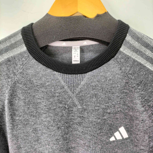 アディダス adidas 刺繍ロゴ ゴルフ ニットセーター メンズ 2XL