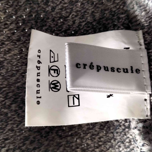 クレプスキュール crepuscule 鹿の子Vネックプルオーバーニット メンズ JPN:2