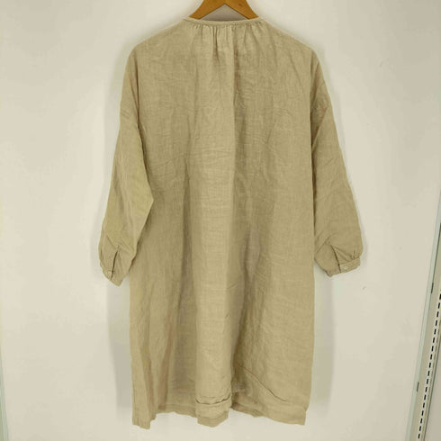 ビスクバイネストローブ bisque by nest robe ネップリネンシャツワンピース レディース