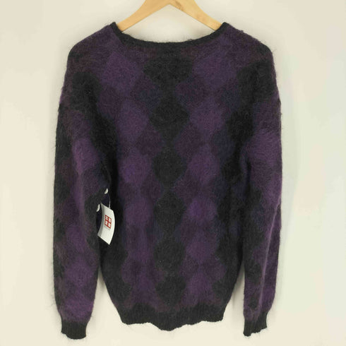 ニードルズ Needles 21AW Mohair Diamond Pattern Cardigan モヘア ダイヤモンド柄 カーディガン メンズ JPN:S