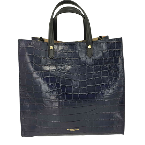 MY-BEST BAGS FIRENZE 型押し 3WAYバッグ レディース