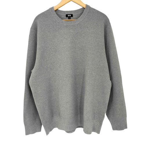 ユニクロ UNIQLO ウォッシャブルミラノリブクルーネックセーター メンズ JPN:XXL