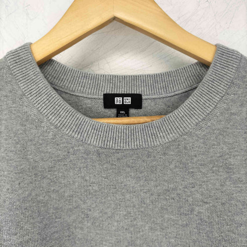 ユニクロ UNIQLO ウォッシャブルミラノリブクルーネックセーター メンズ JPN:XXL
